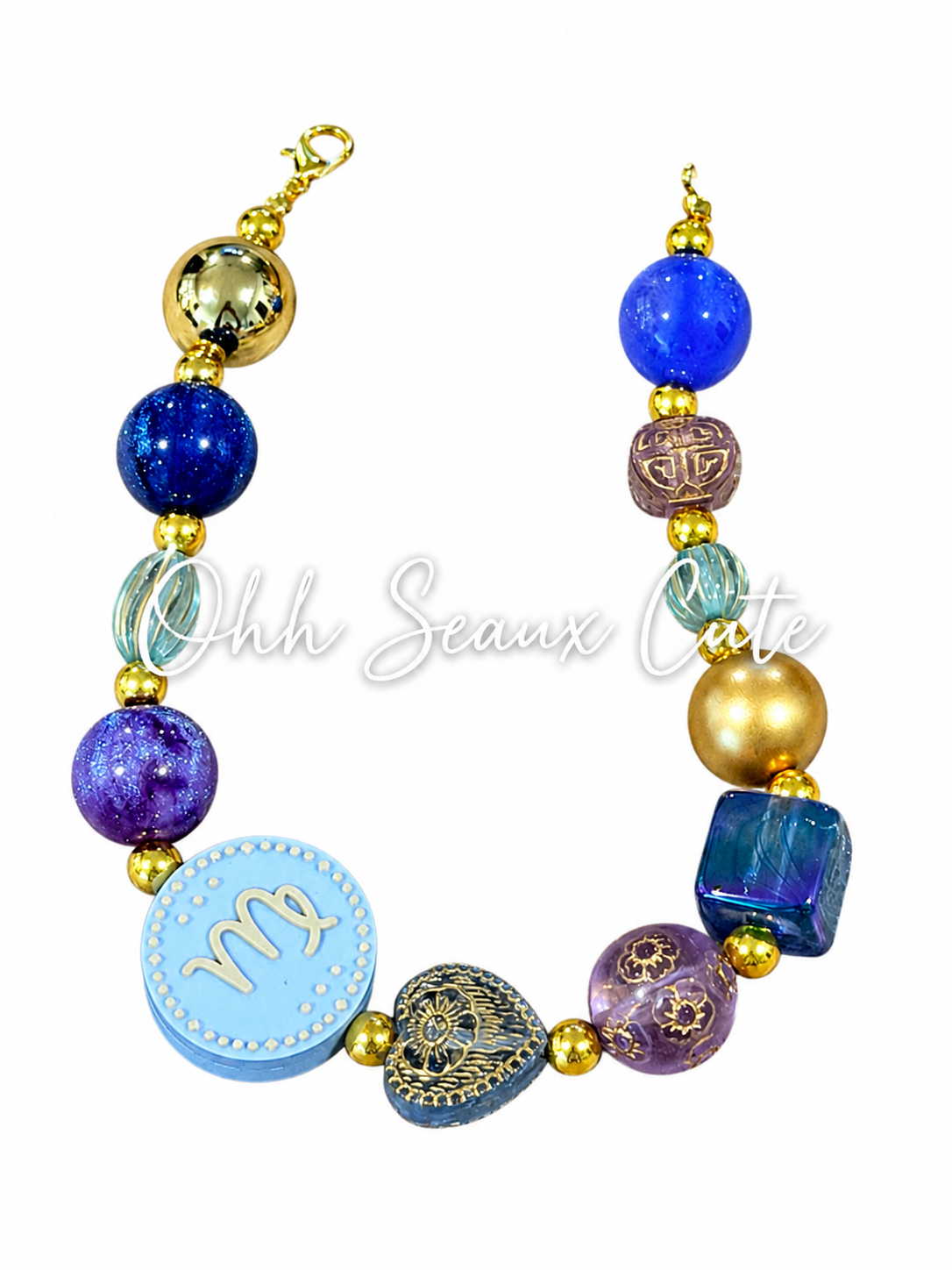 9” Zodiac Virgo Hat Chain