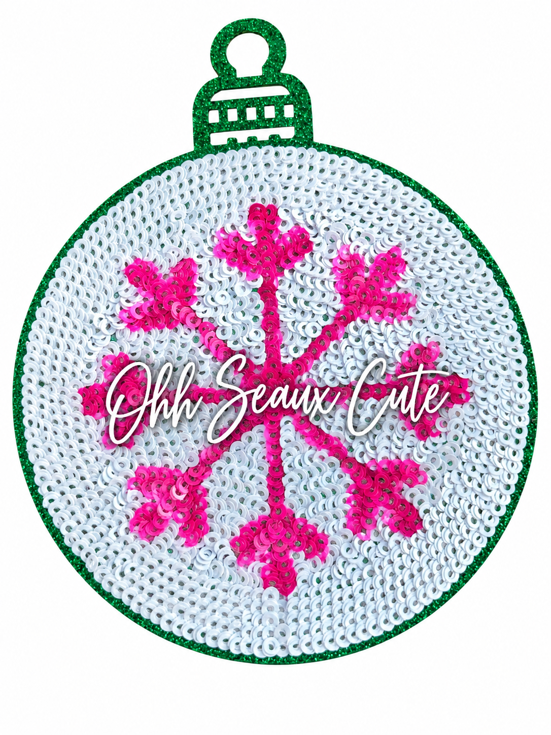 3.5” Sequin Ornament