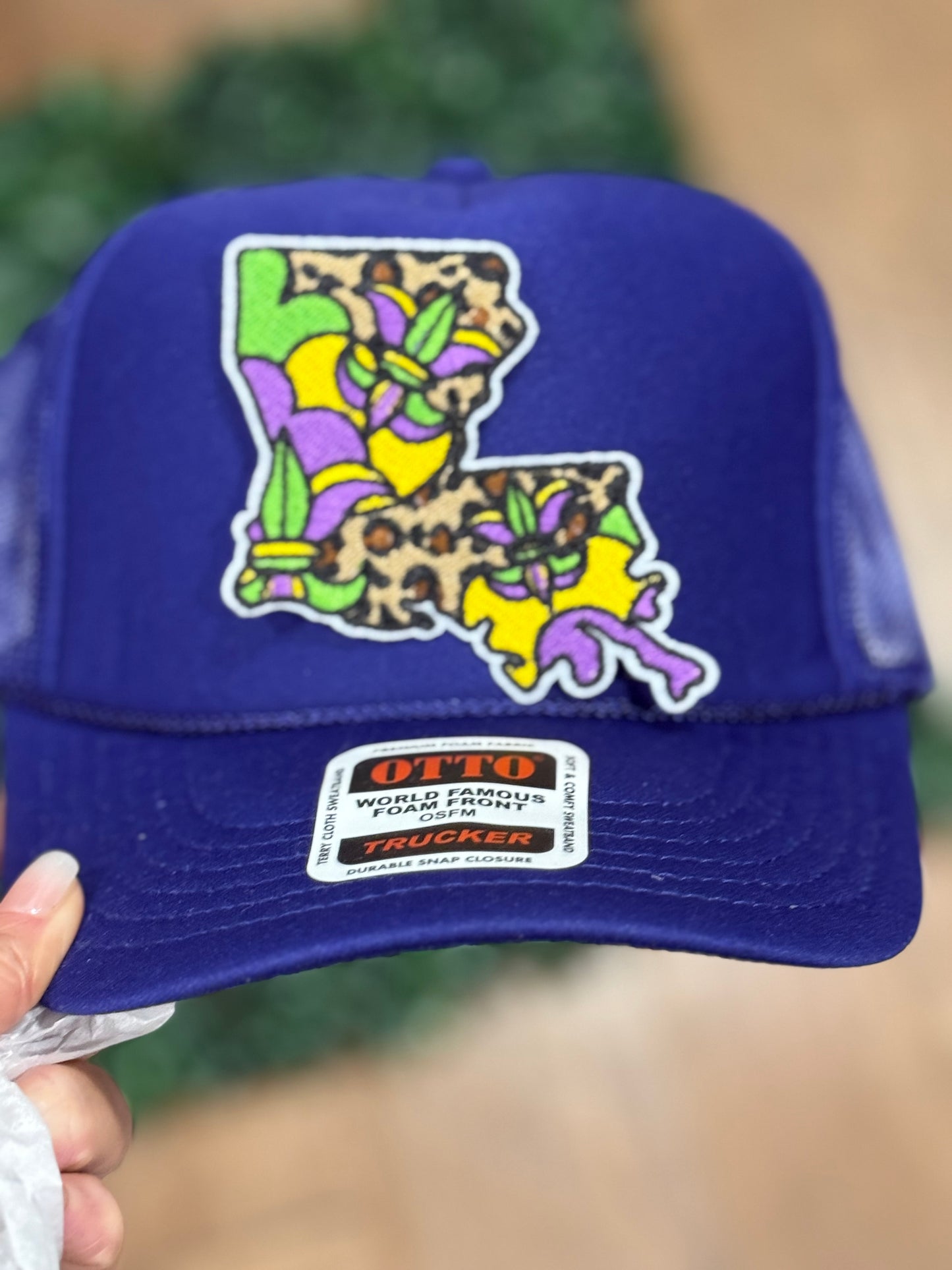 3” Louisiana State Mardi Gras