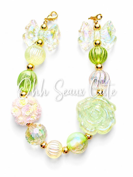 9” Green Garden 1 Hat Chain