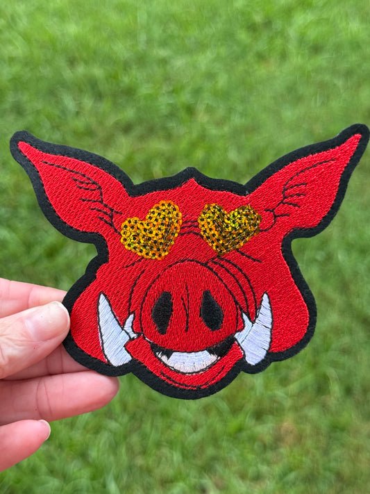 3” Sequin Heart Eye Hog