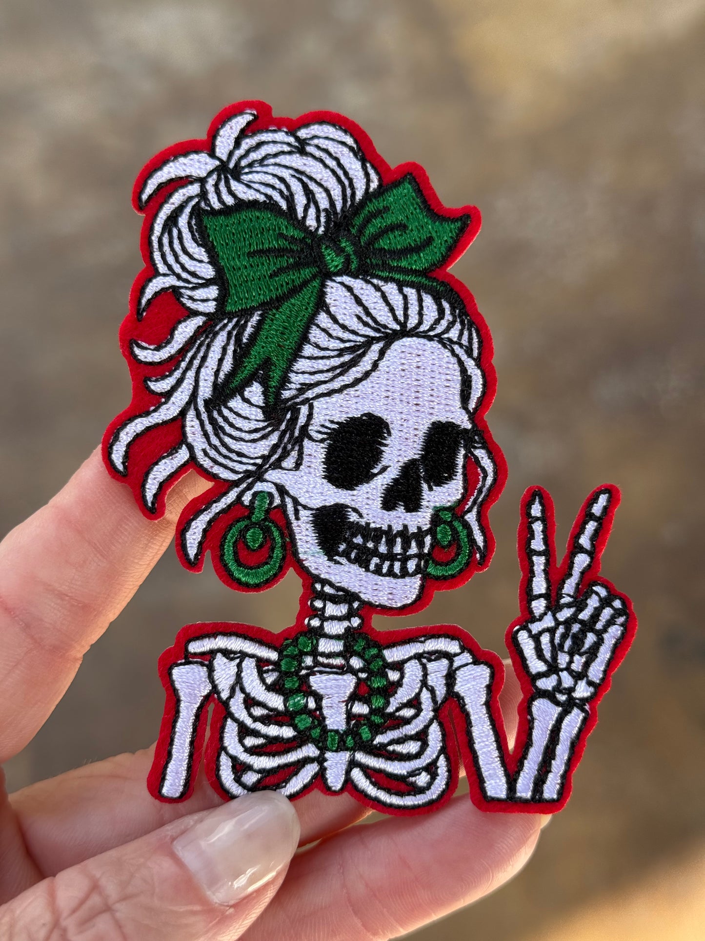 3.5” Skelly Christmas Babe (OSC Original) DO NOT COPY