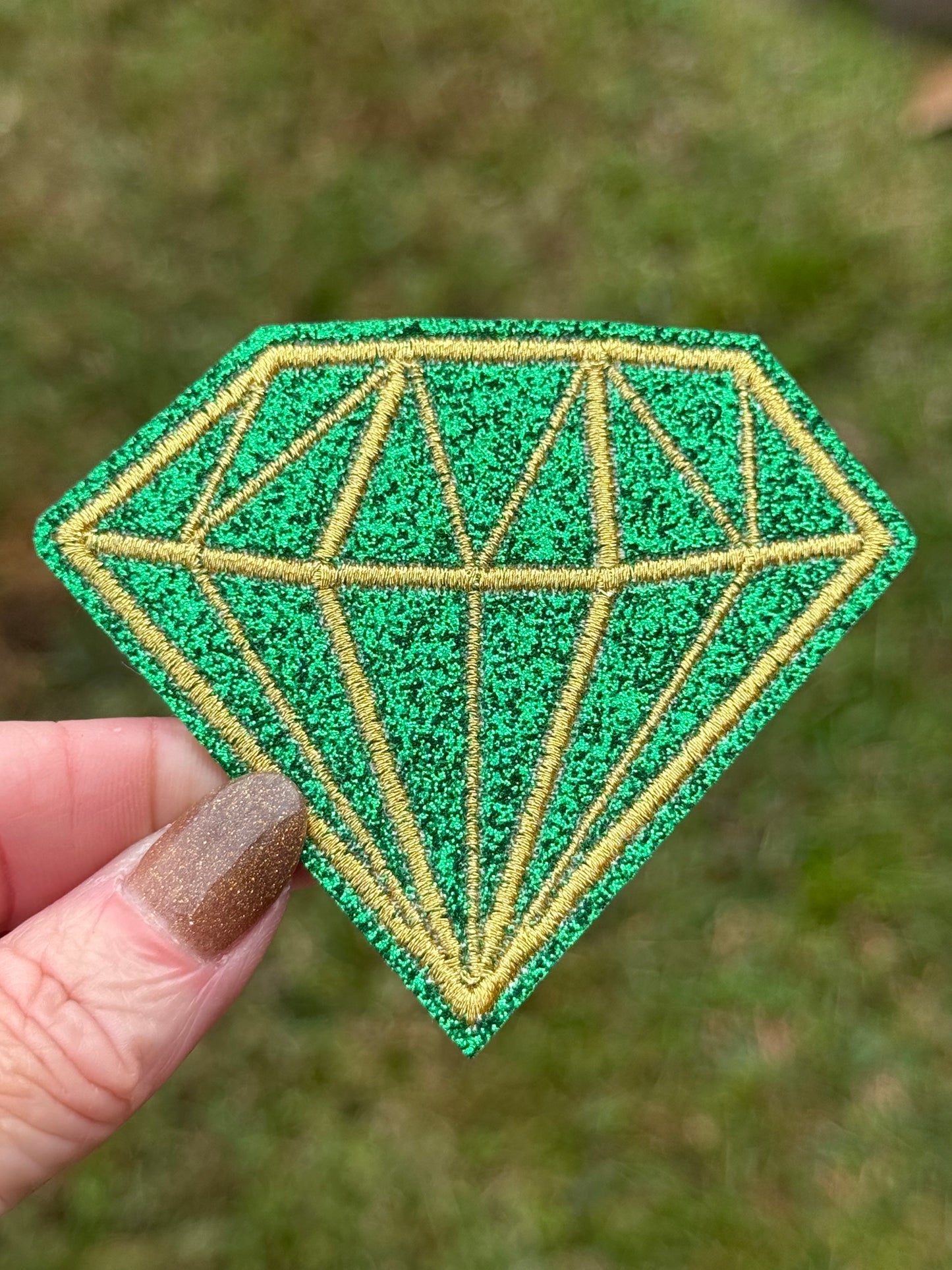 2.5” Glitter Diamonds