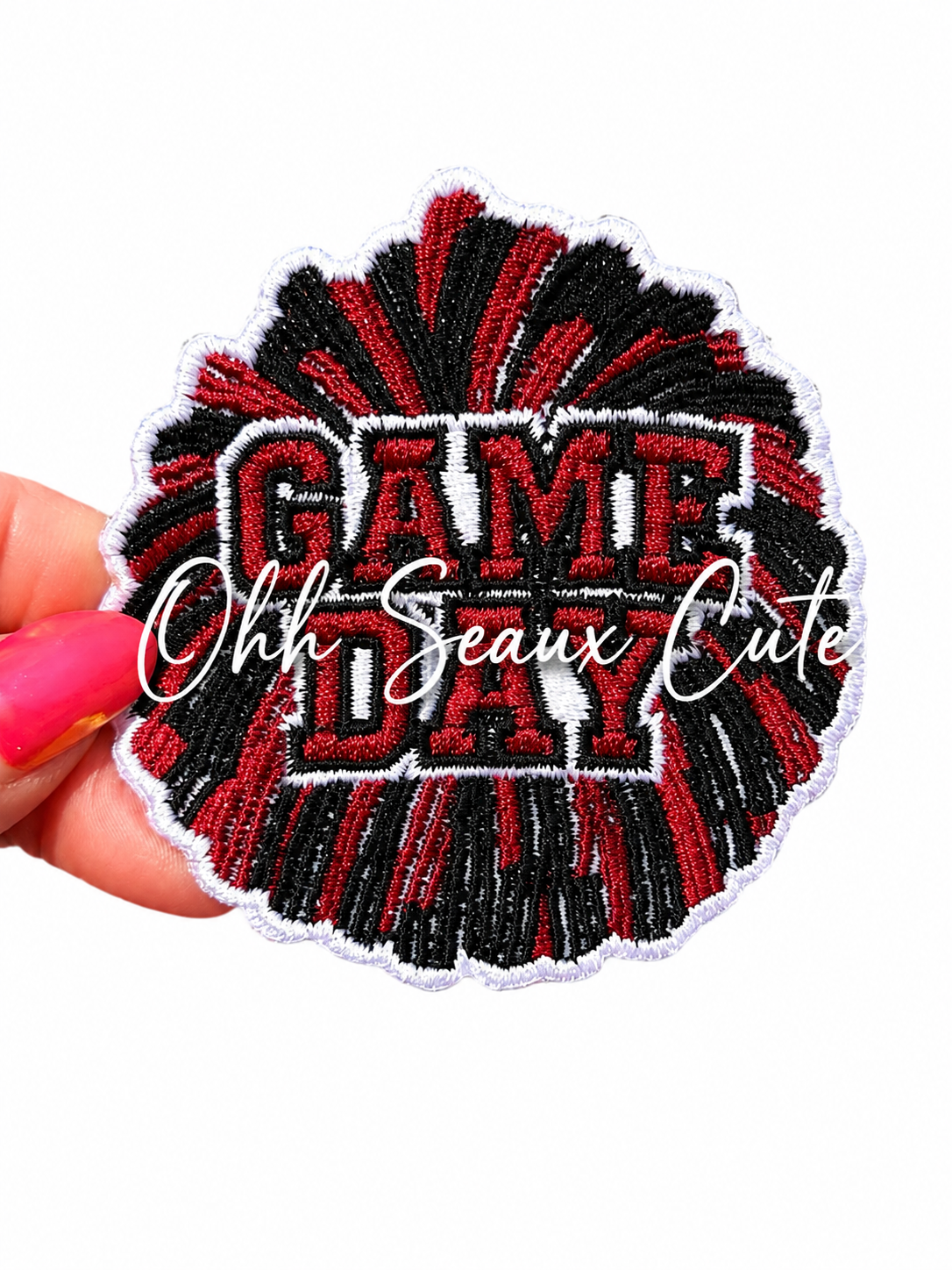 3” Game Day PomPom-Maroon