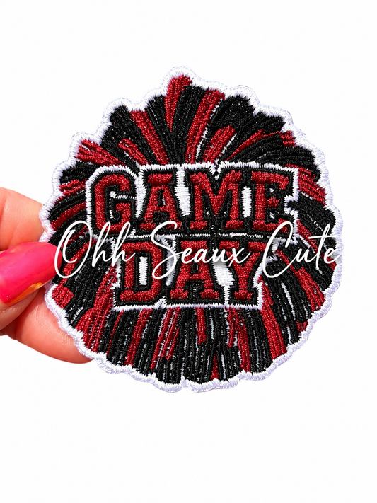 3” Game Day PomPom-Maroon