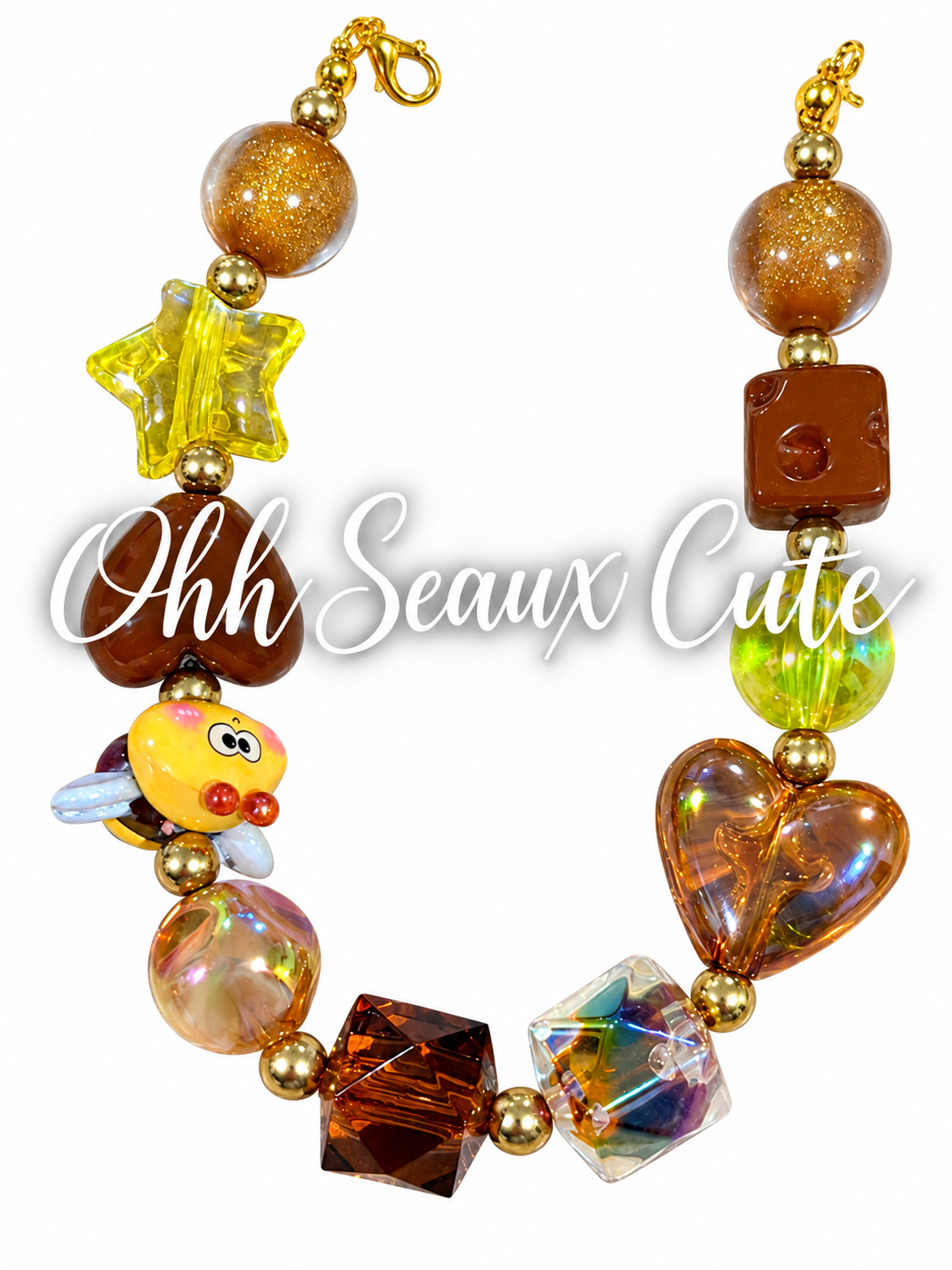 9” Honeybee 6 Hat Chain