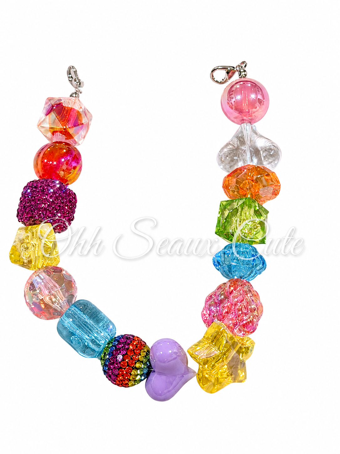 9” Rainbow 3 Hat Chain