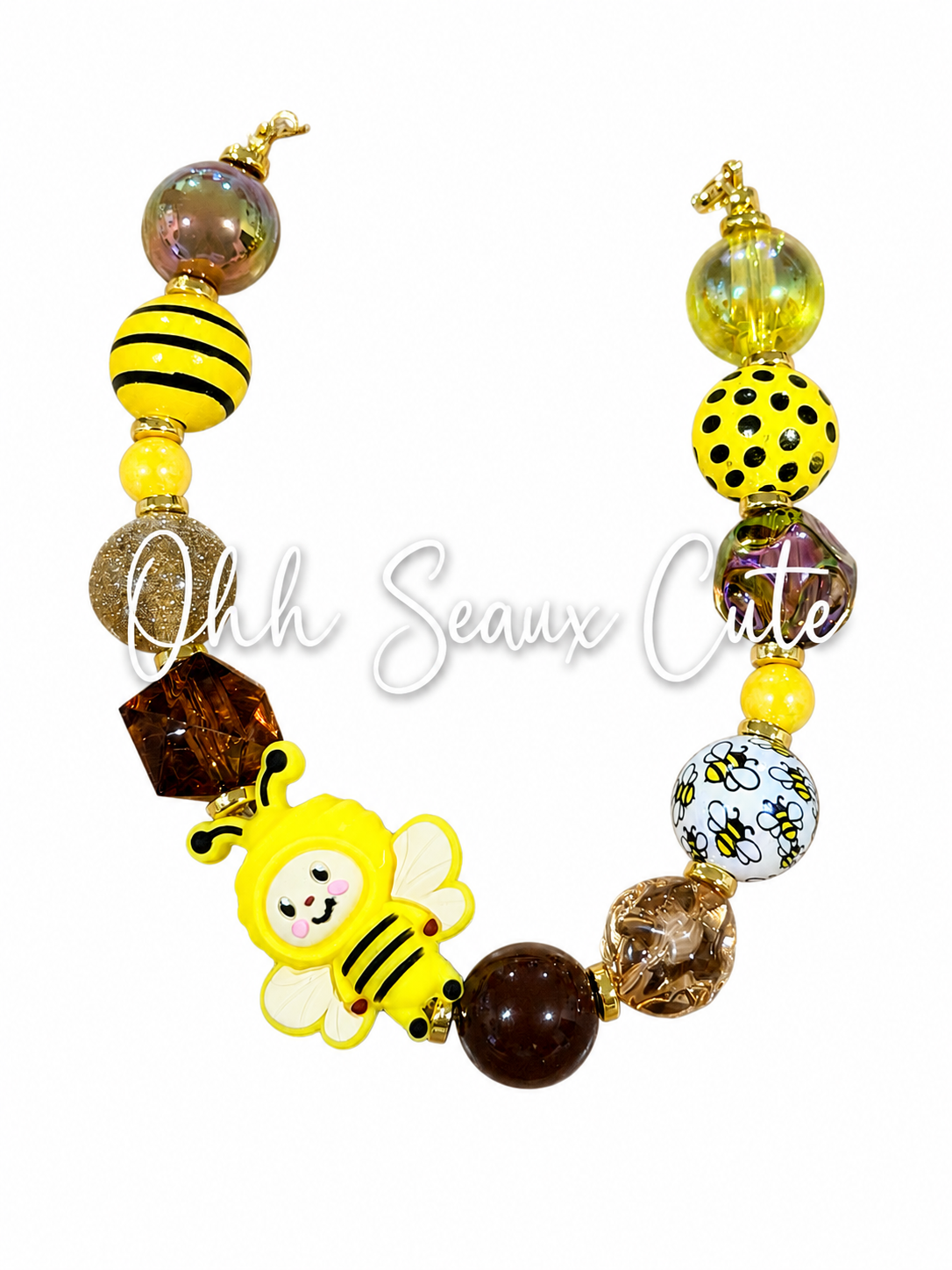 9” Honeybee 3 Hat Chain