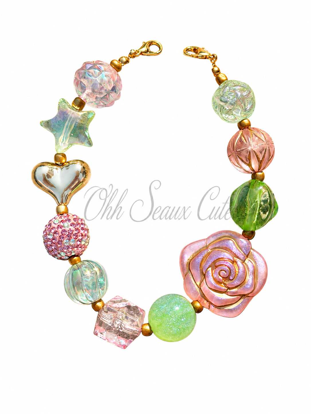 9” Spring Garden 5 Hat Chain
