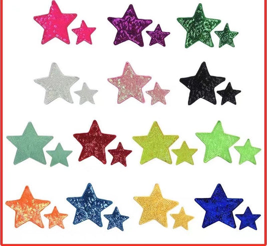 PREORDER 2.4” Sequin Star Patch