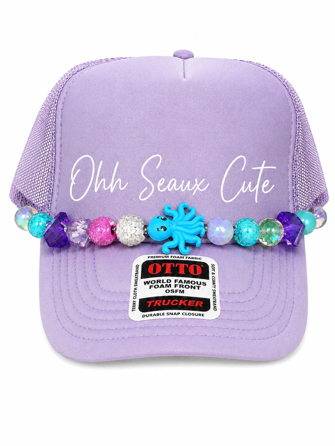 9” Blue Octopus Hat Chain
