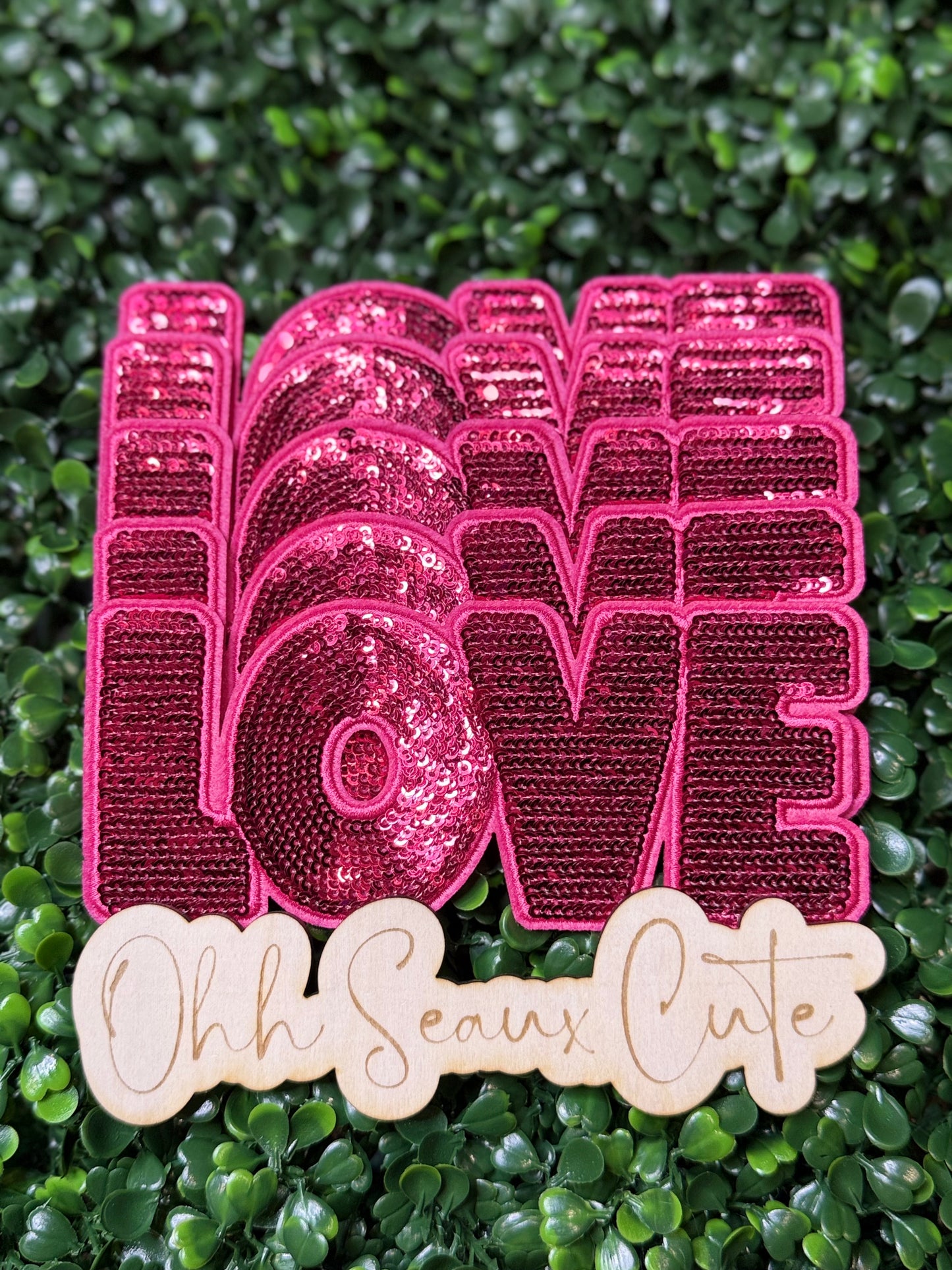 6” Valentine’s Pink LOVE