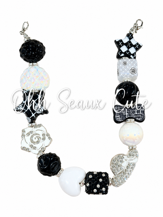 Black/White 2 Hat Chain