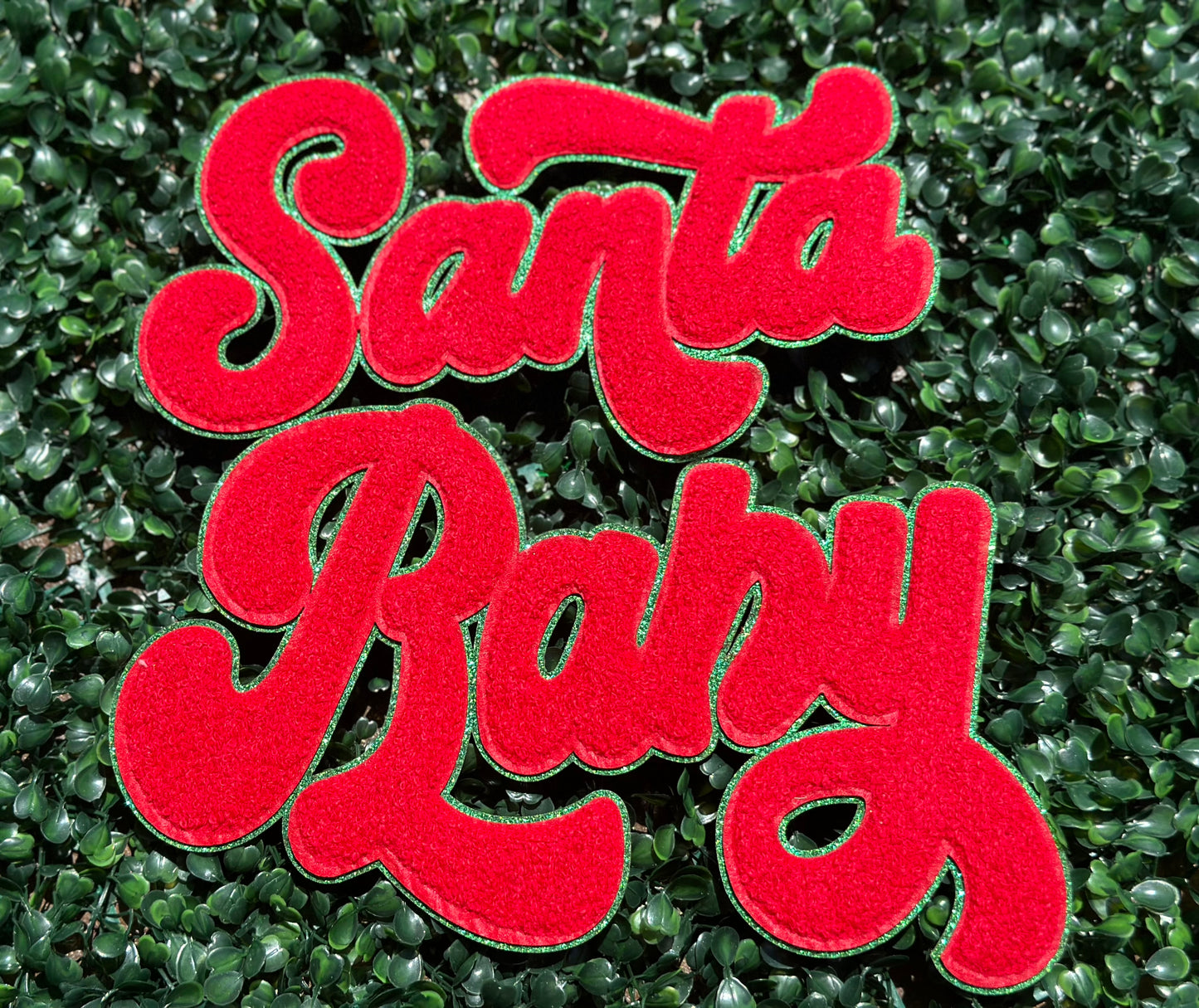 11” Chenille Santa Baby Patch
