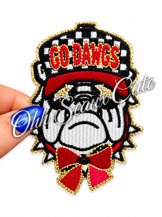 3.25” Georgia Checkered Hat Mascot
