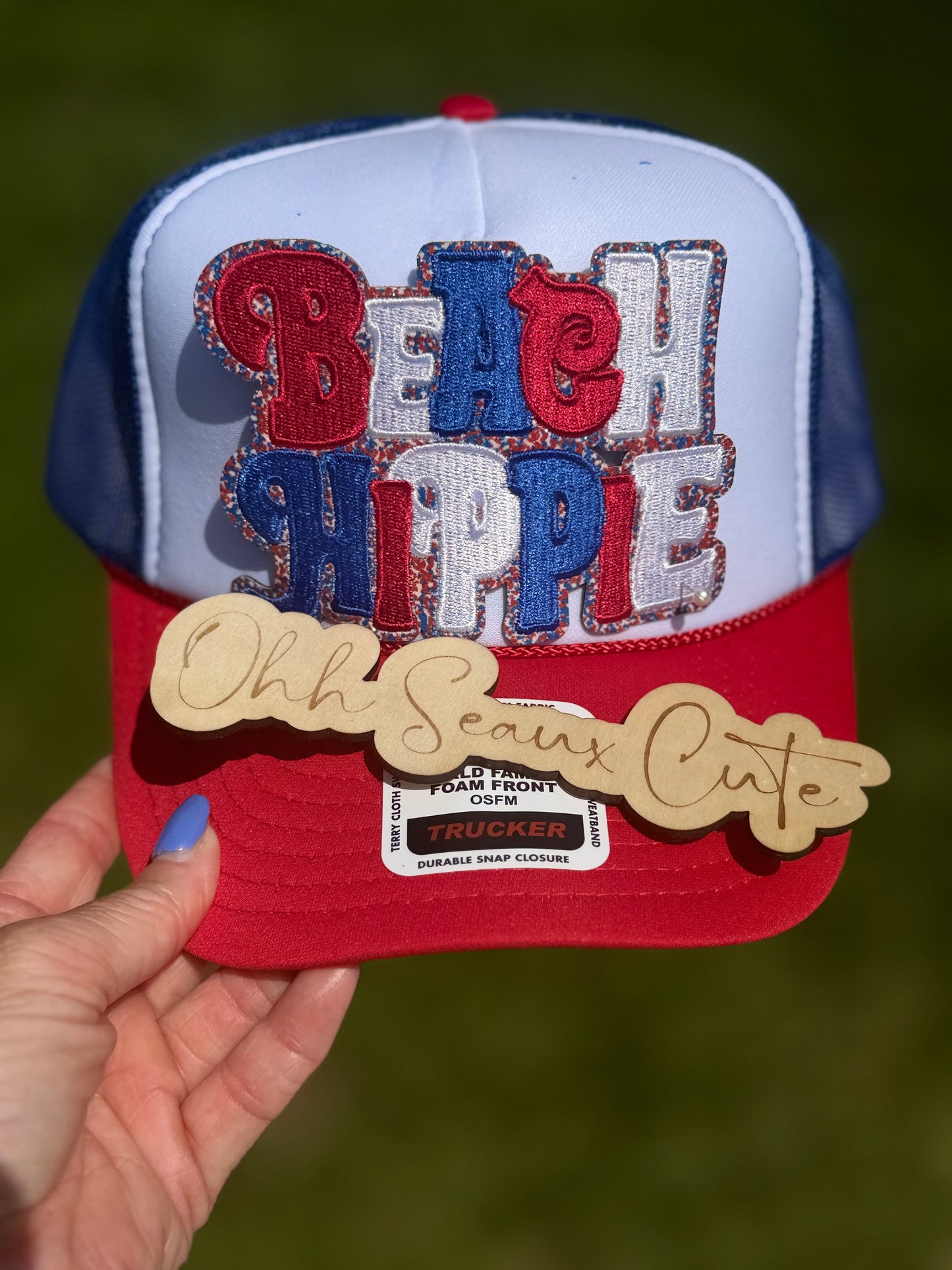 4.5” BEACH HIPPIE-USA OSC Original- DO NOT COPY
