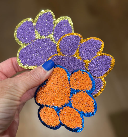3” Glitter Tiger Paw