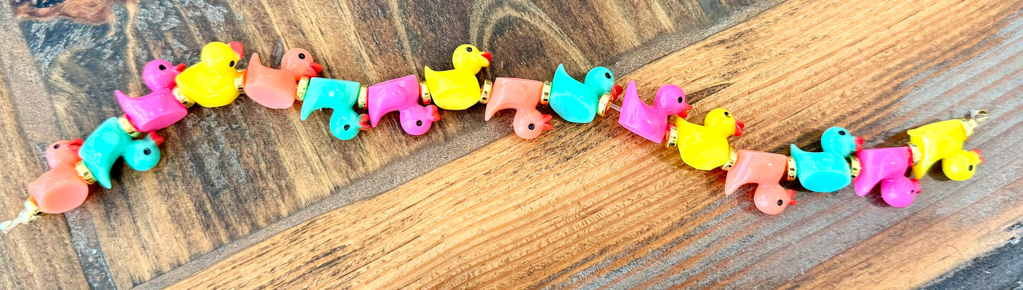 9” Neon Duck Hat Chain