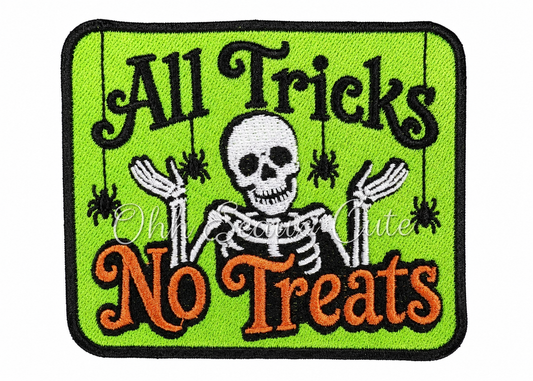4” Neon All Tricks No Treats