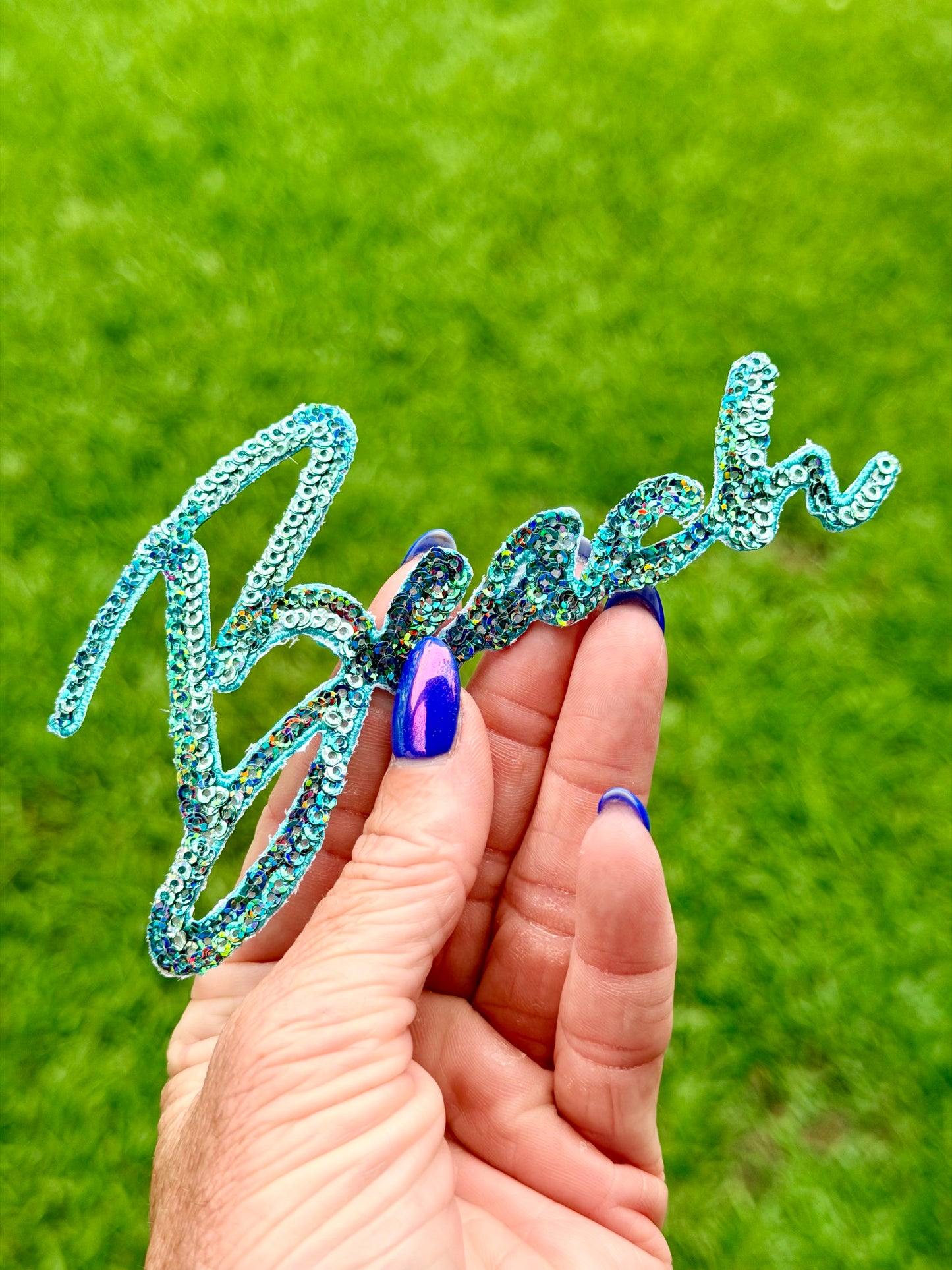 6” Sequin OG BEACH- OSC ORIGINAL Teal