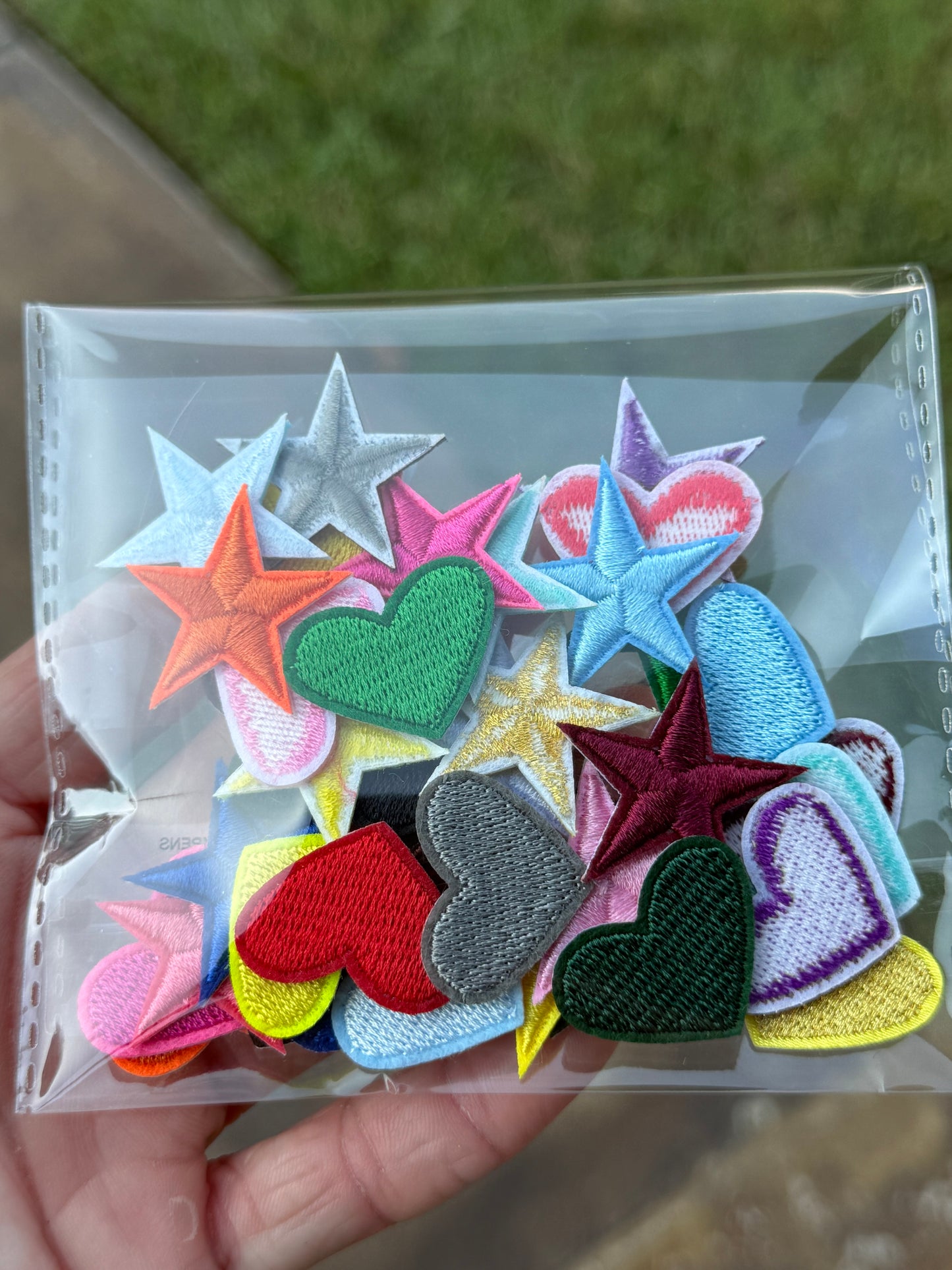 1” Star/Heart Pack  (42pcs)