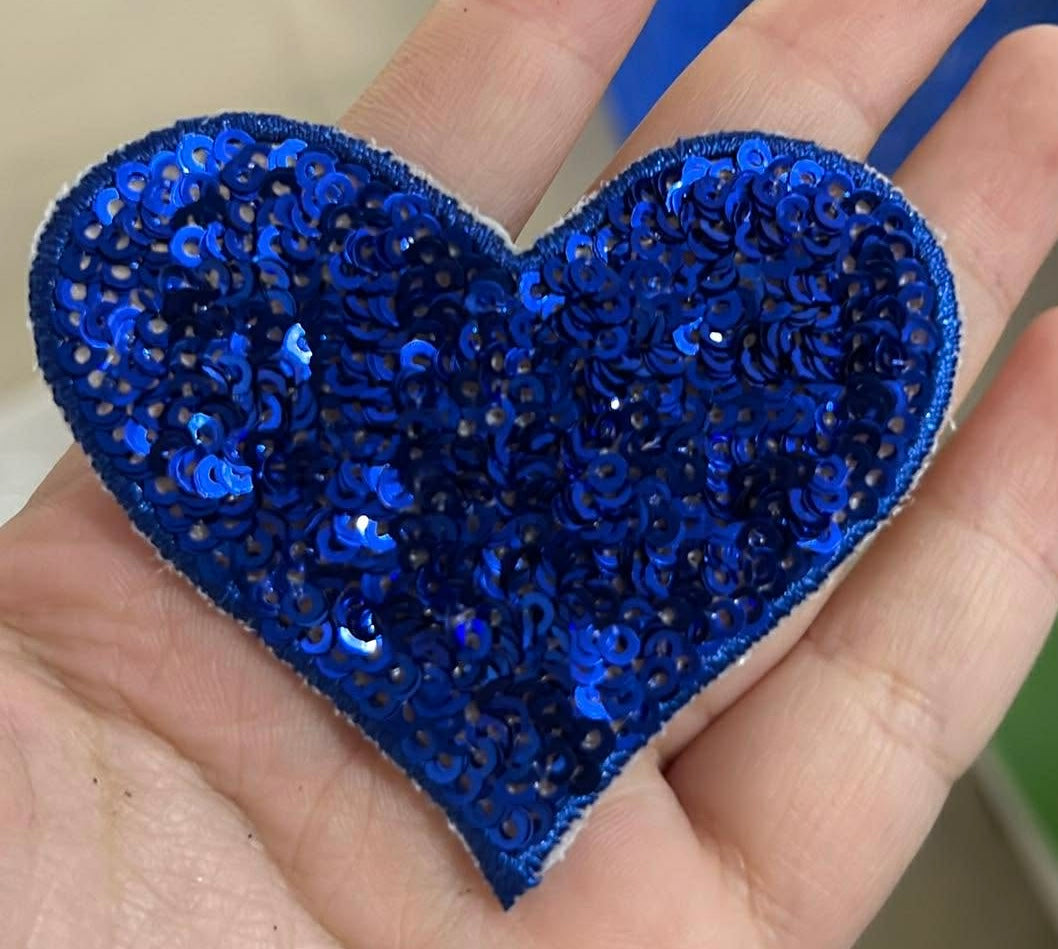 2.5” Sequin Heart