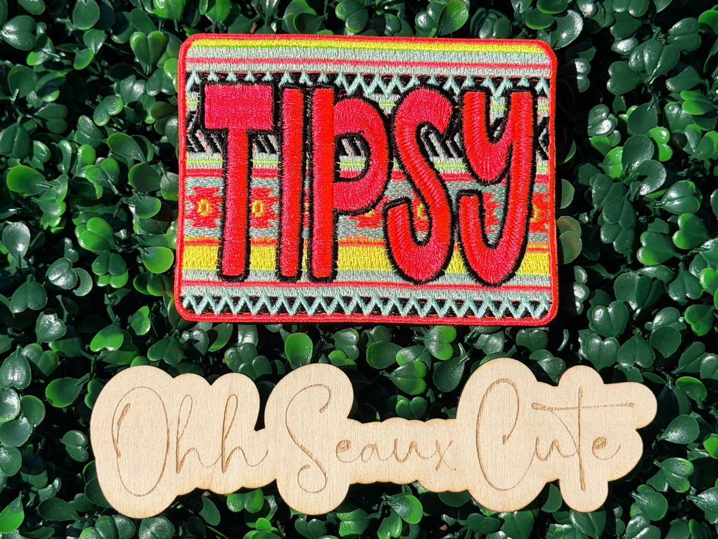 4” Neon Aztec TIPSY OSC ORIGINAL