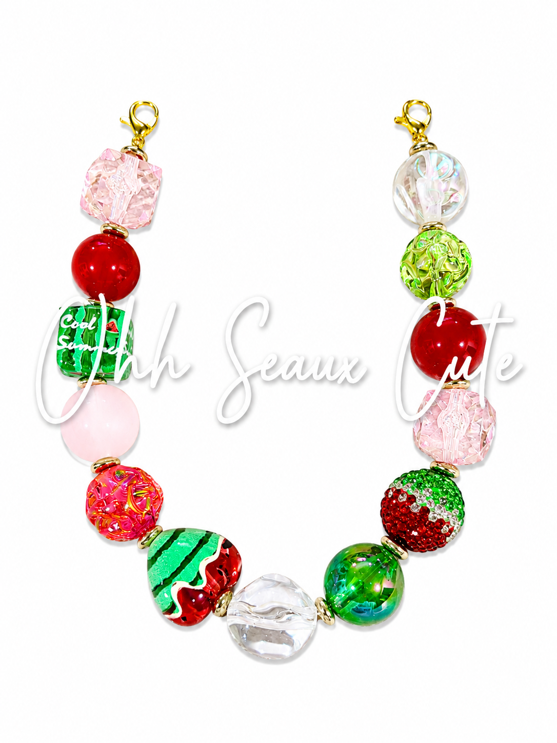 9” Watermelon 11 Hat Chain