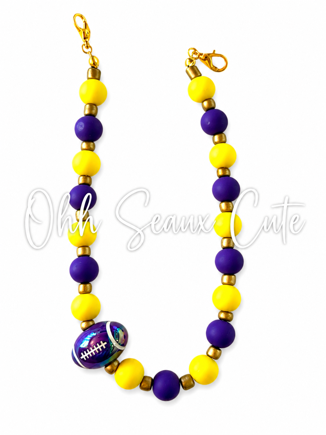 9”  8mm LSU Hat Chain