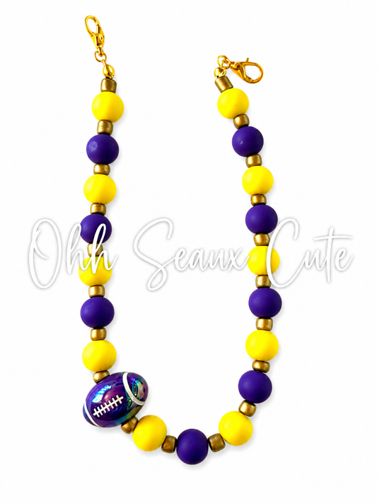 9”  8mm LSU Hat Chain