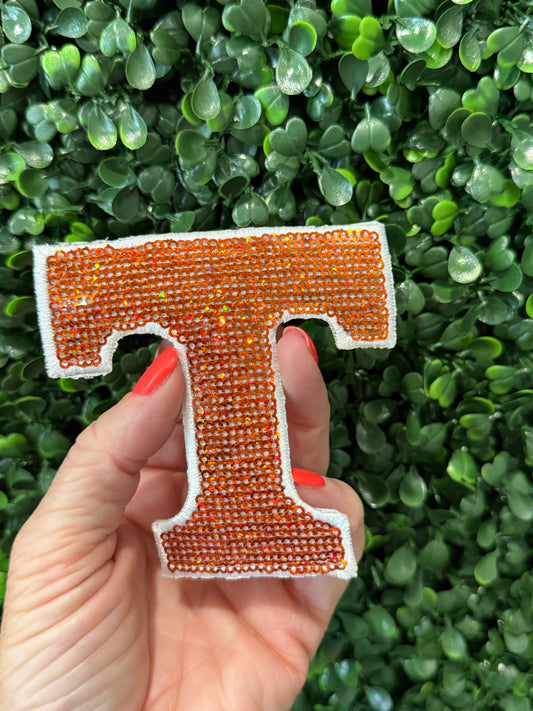 3.5” Sequin Tennessee Power  “T”