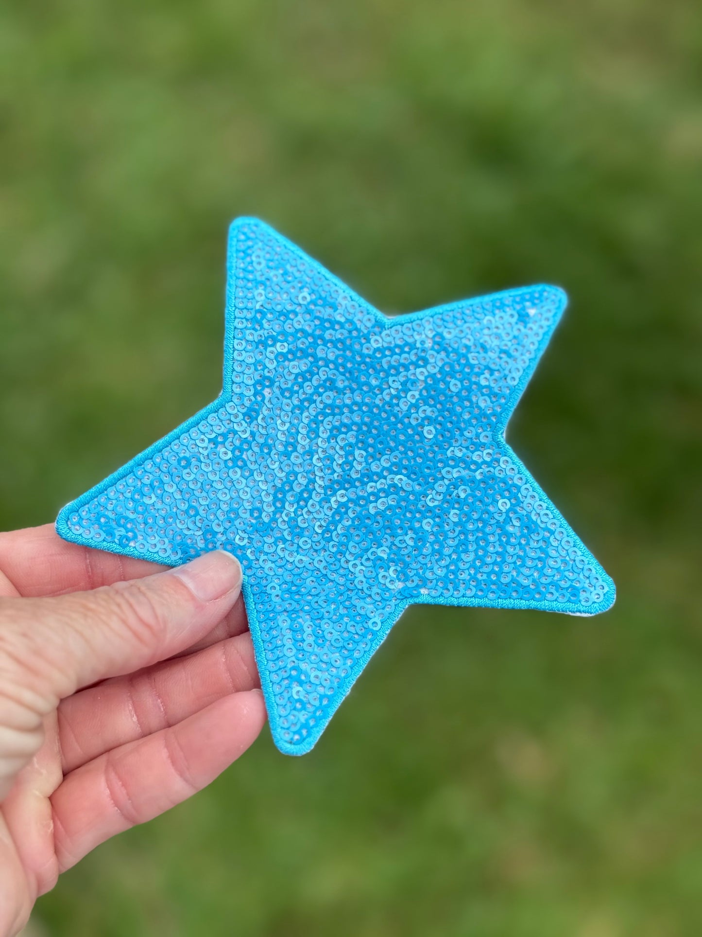 5” Sequin Star Patch