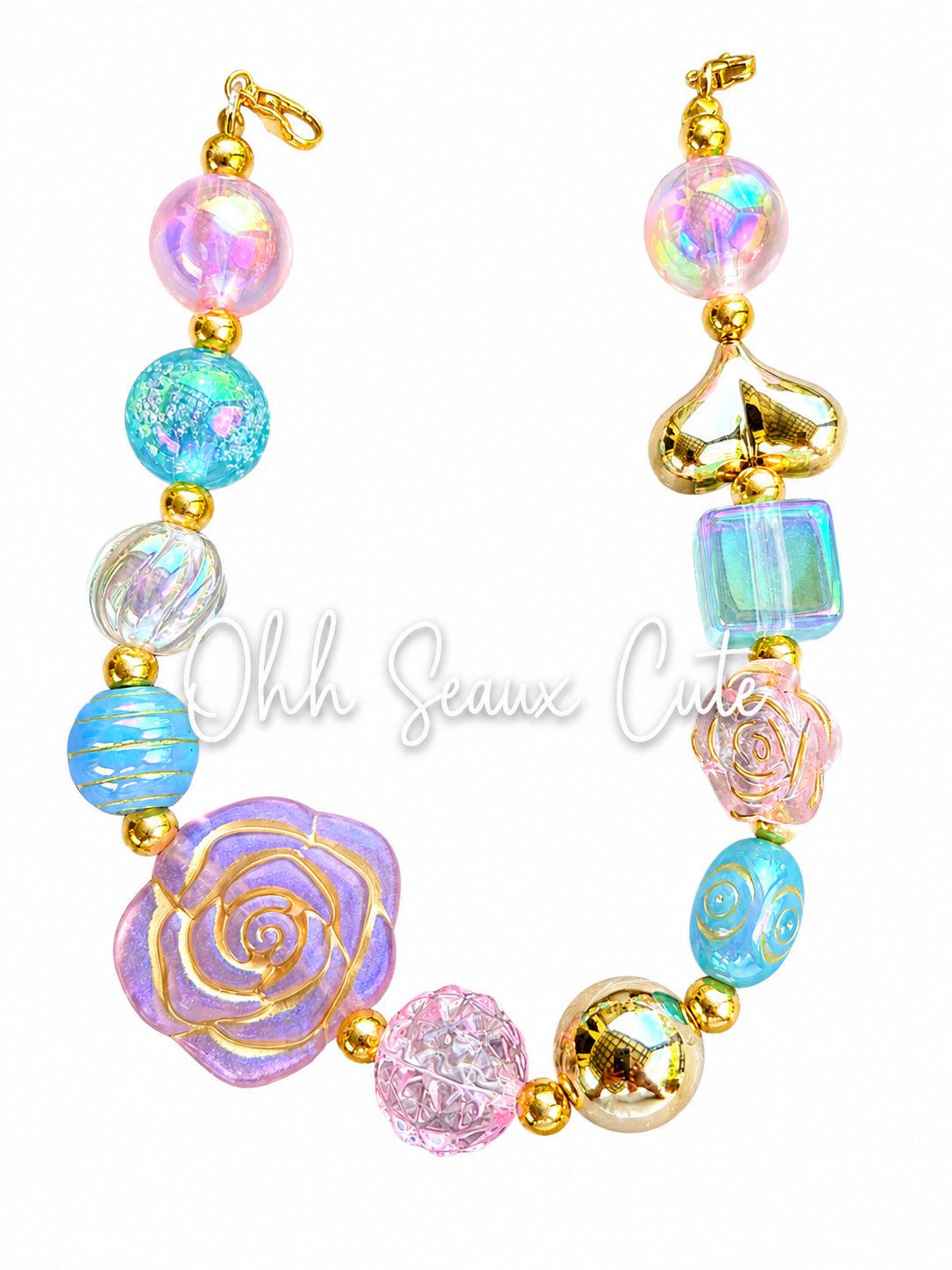 9” Enchanted Rose Hat Chain