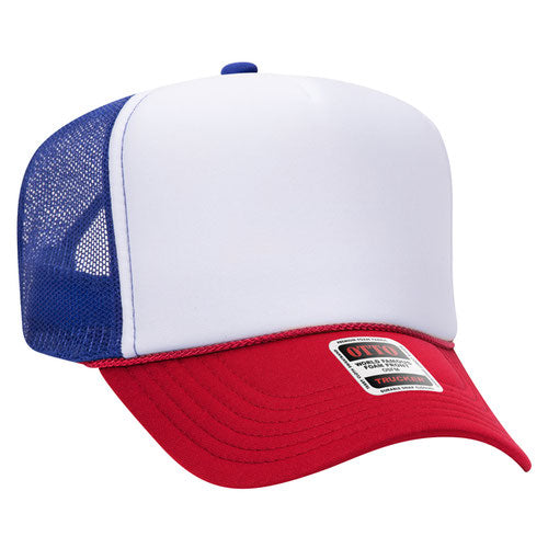 Otto High Crown Foam Trucker -Tri Color