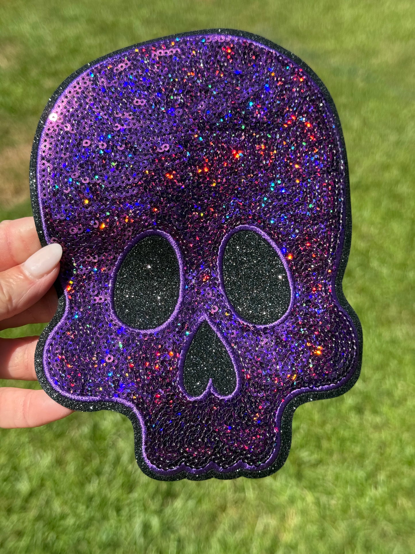 7” Neon Skull Head