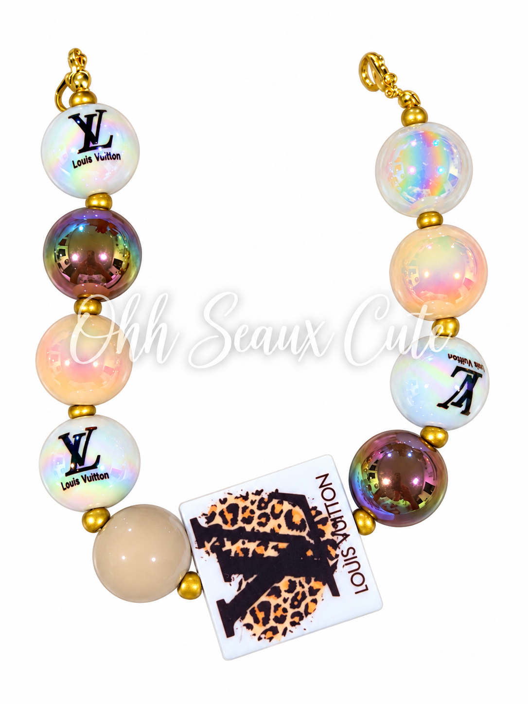 9” Leopard L V 1 Hat Chain