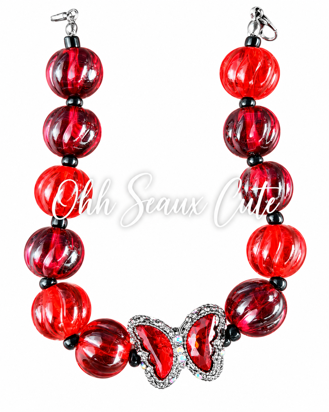 Red 11 Hat Chain