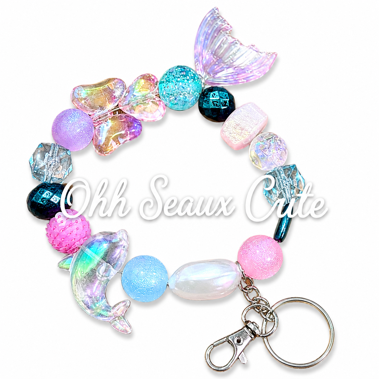 Custom Mermaid Keychain