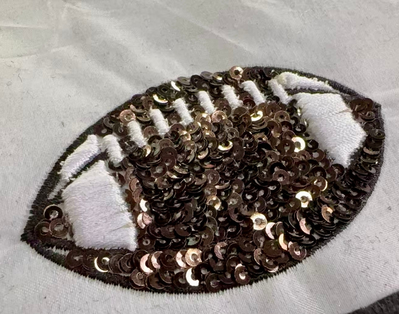 2.5” Sequin 3D Football