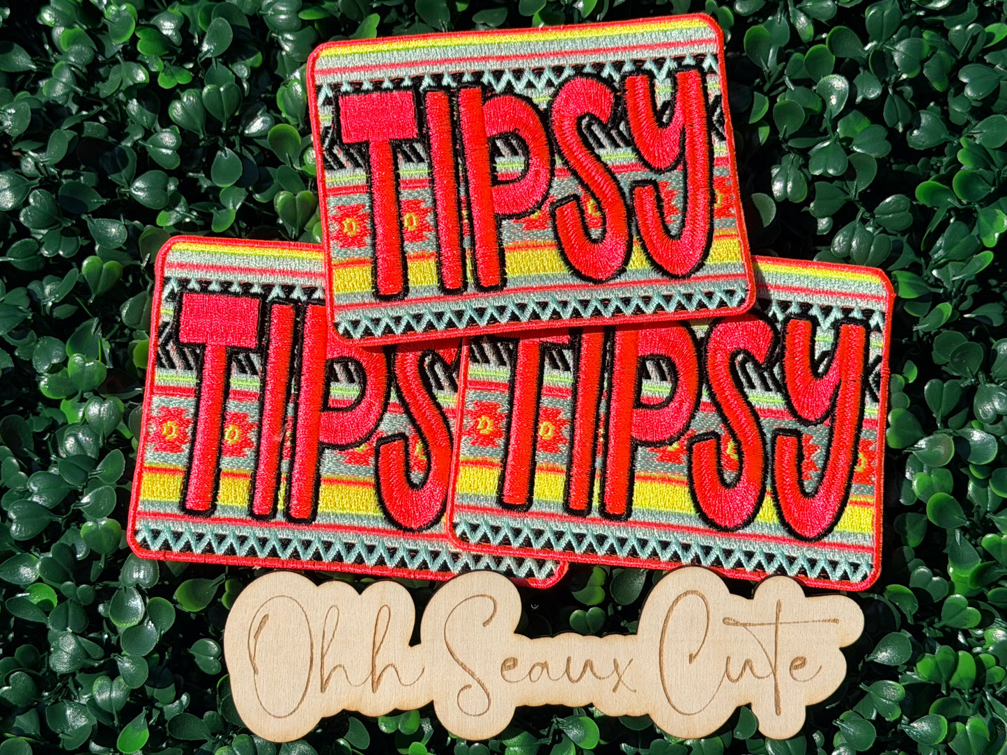 4” Neon Aztec TIPSY OSC ORIGINAL