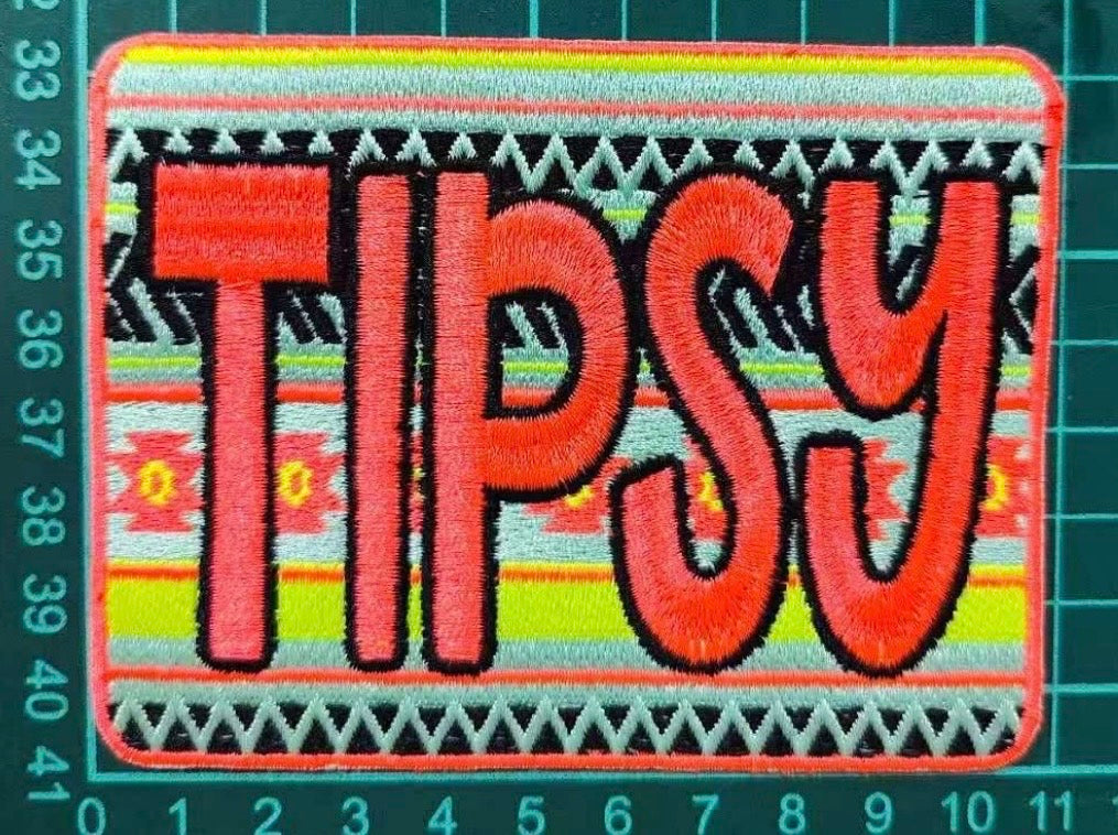 4” Neon Aztec TIPSY OSC ORIGINAL