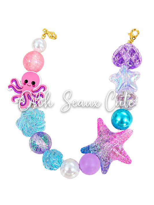 9” Seashell 3 Hat Chain