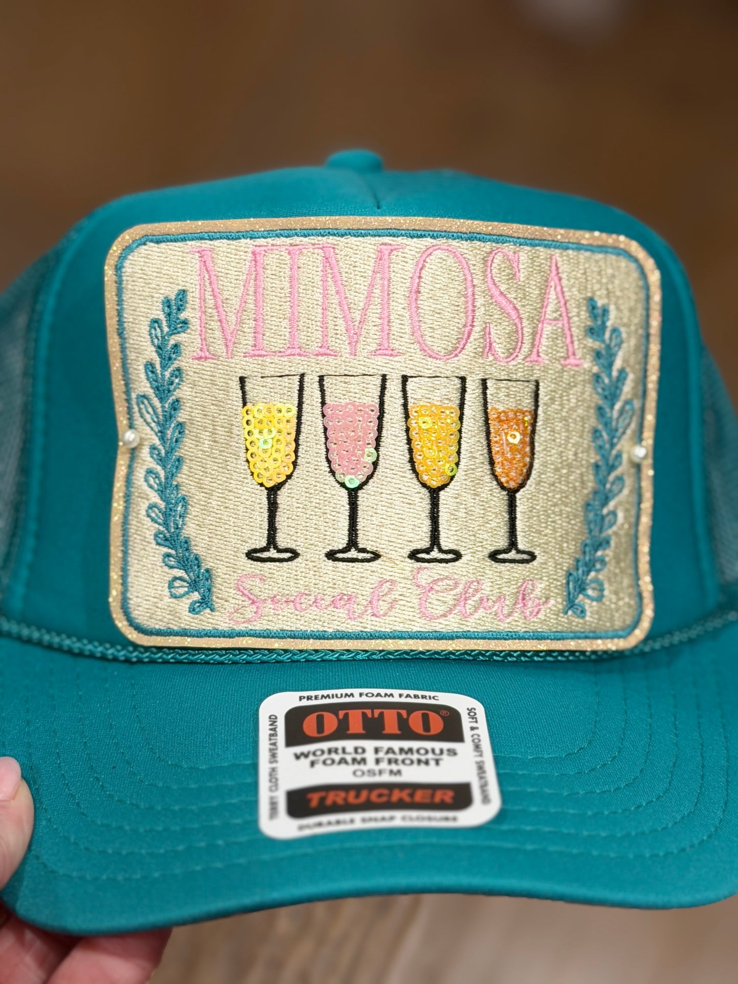 5” Glitter Mimosa Club (OSC ORIGINAL) DO NOT COPY