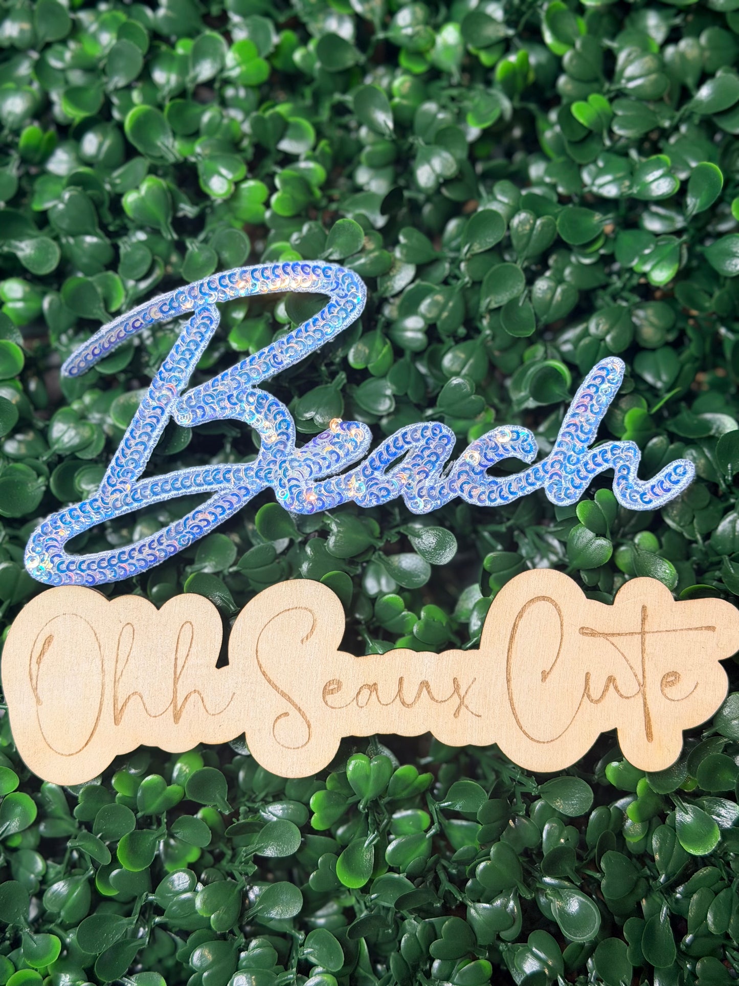 6” Sequin OG BEACH- OSC ORIGINAL Blue