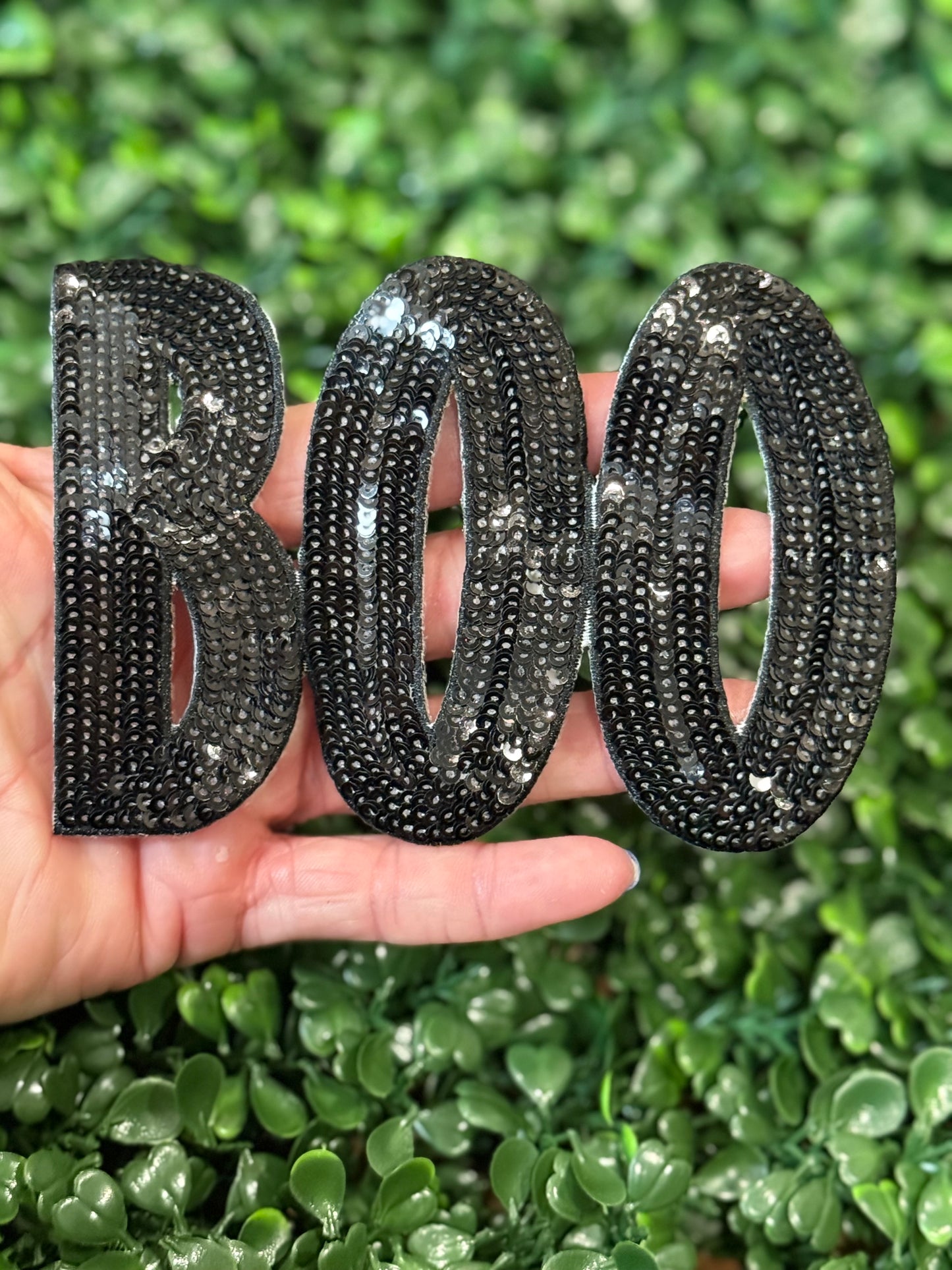 5” Sequin BOO (OSC)