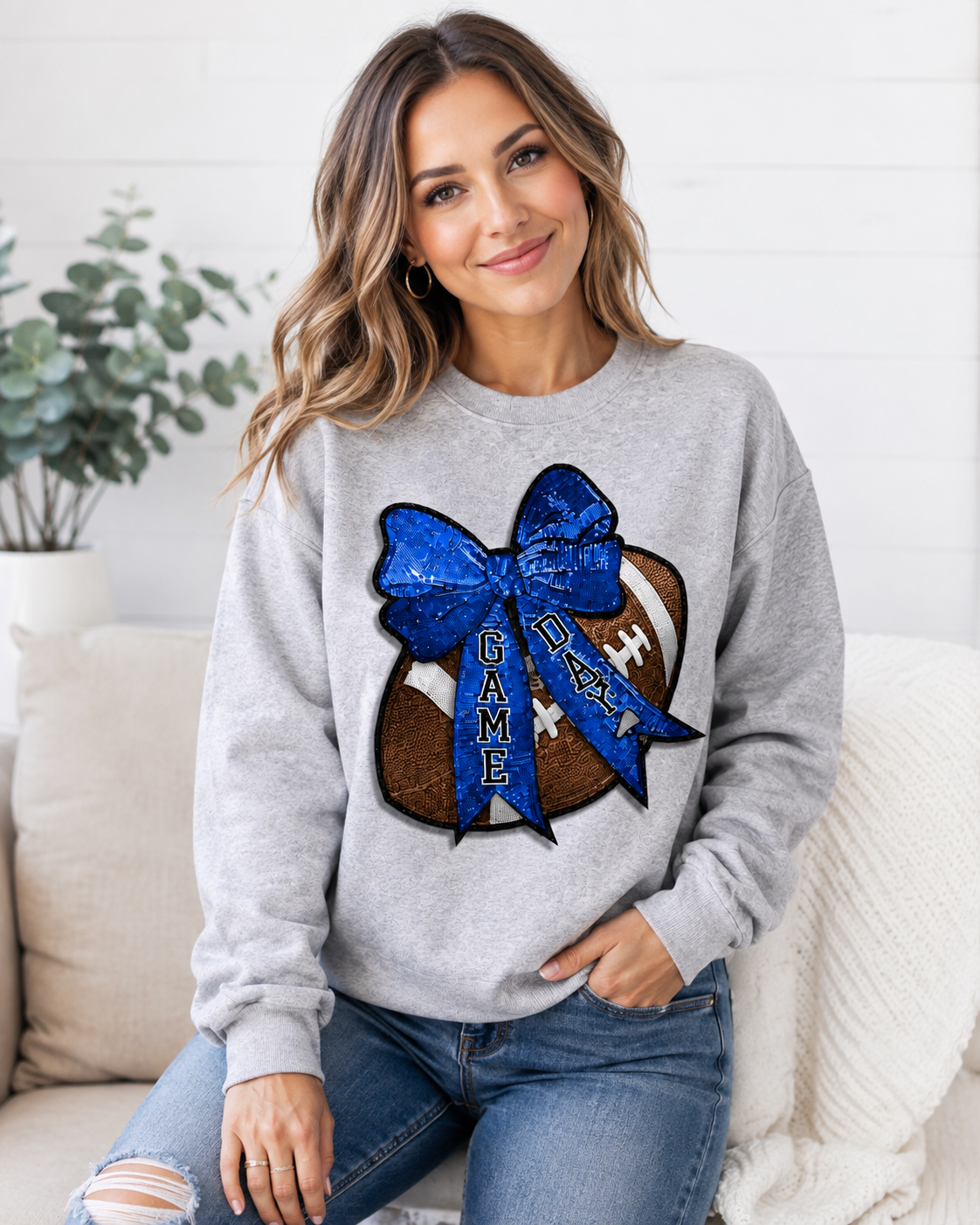 12” Sequin GAME DAY Football