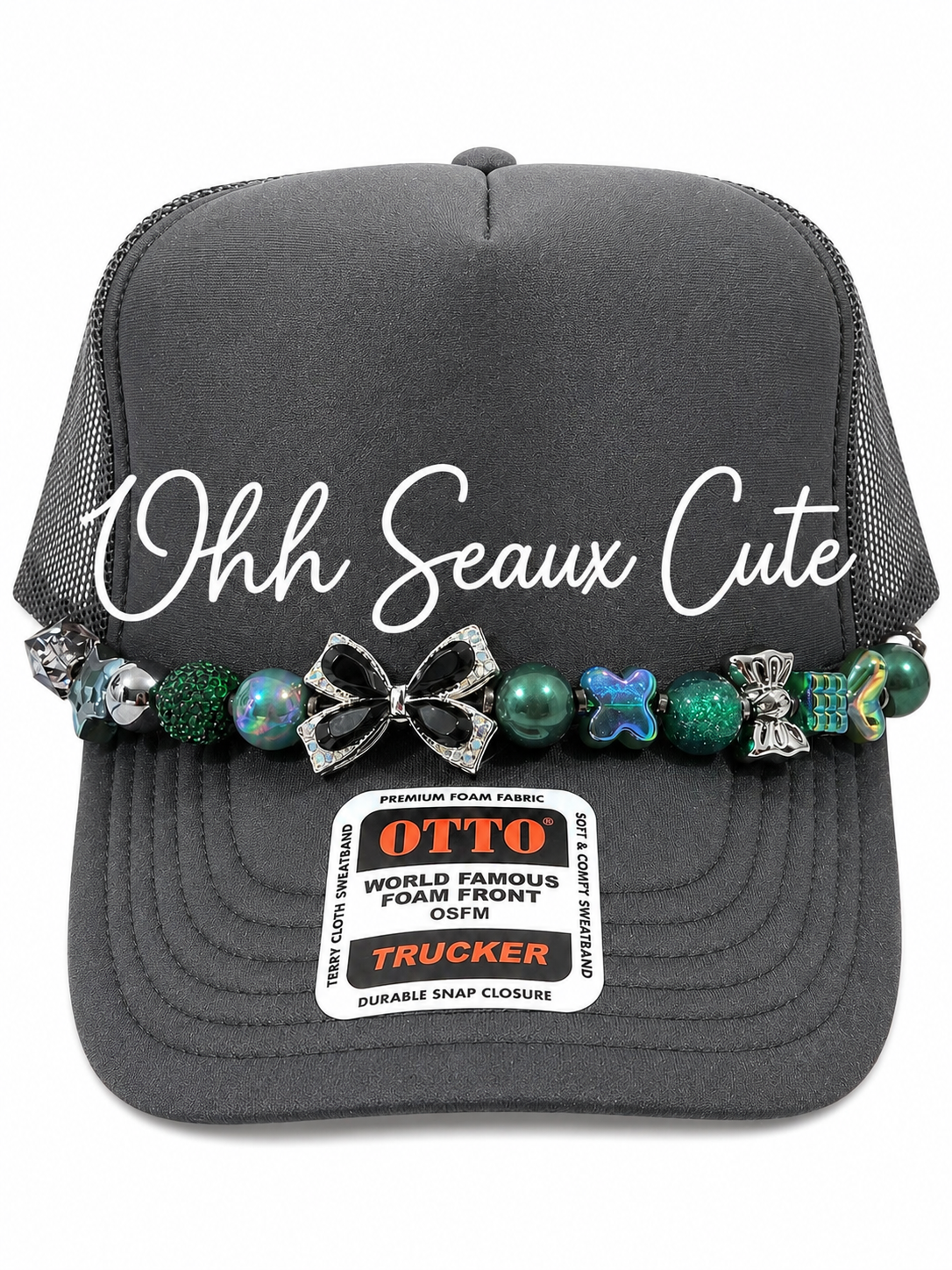 9” Deep Green 4 Hat Chain