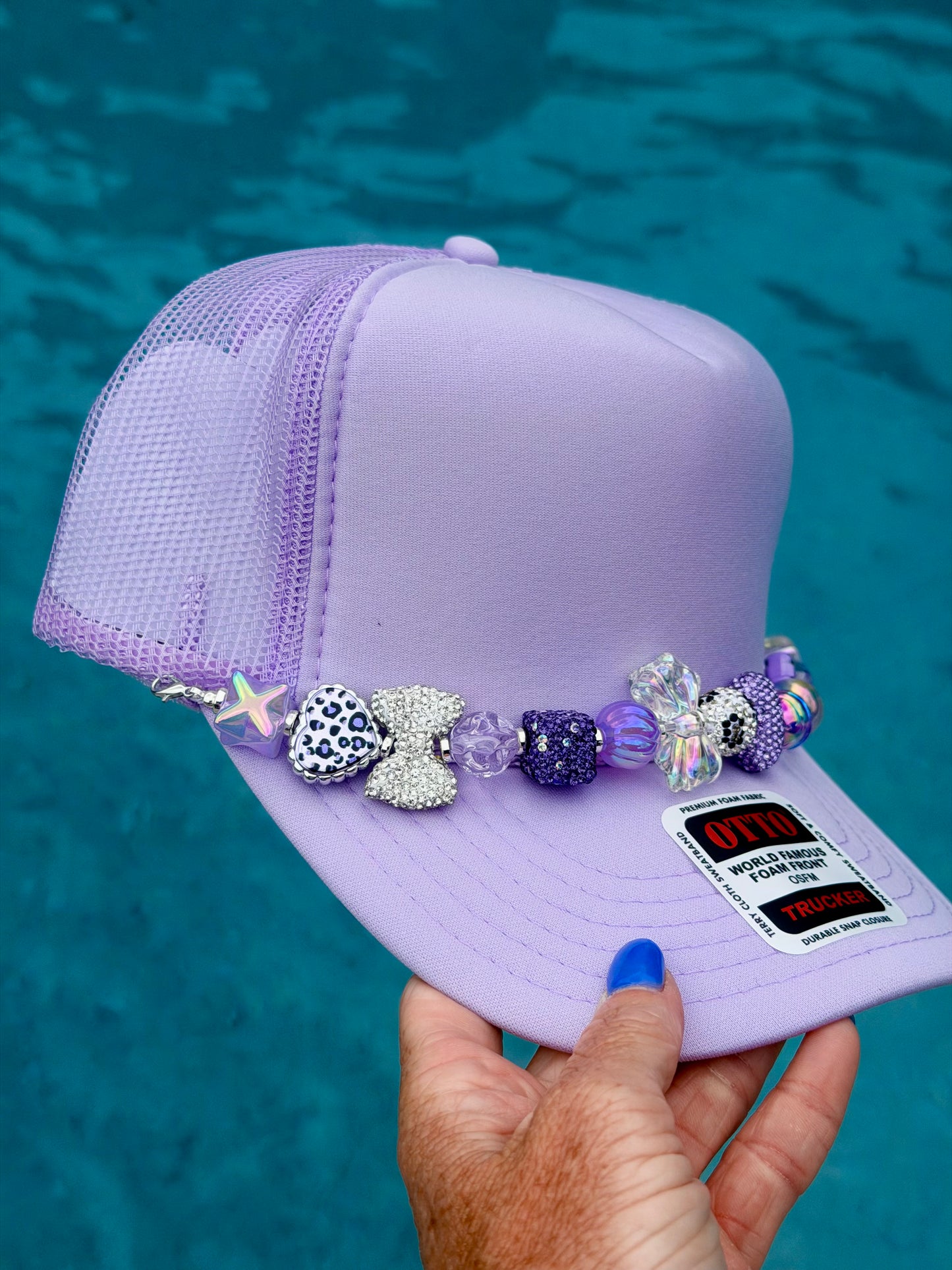 9” Bling Queen Hat Chain