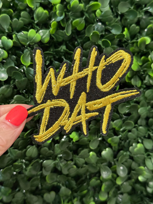 3” Metallic WHO DAT