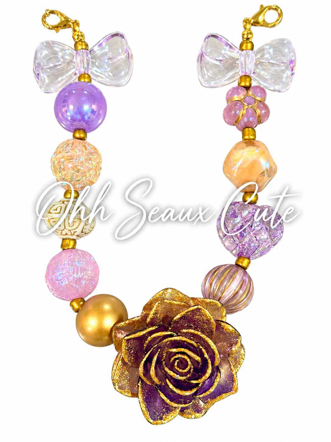 9” Lavender 2 Hat Chain